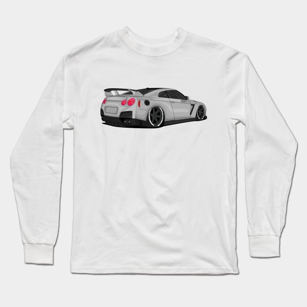 GTR GREY Long Sleeve T-Shirt by VENZ0LIC